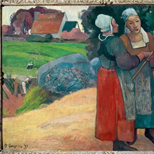Breton peasants (oil on canvas, 1894)