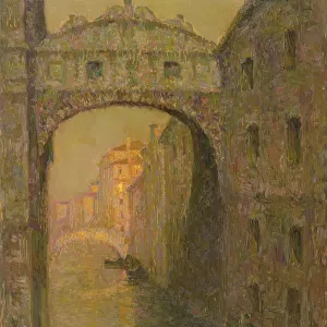 The Bridge of Sighs, Venice, c. 1918 (oil on canvas)