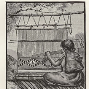 Bringing down the batten (engraving)