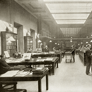 The British Museum Print Room, c. 1900, from The Print-Collectors Handbook