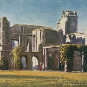 The British Residency, Lucknow, India (colour litho)