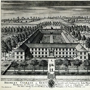 Bromley College in Kent (engraving)