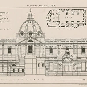 The Brompton Oratory competition (engraving)