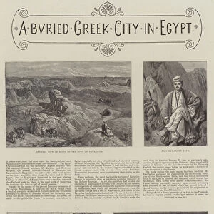 A Buried Greek City in Egypt (engraving)