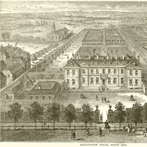Burlington House, about 1700 (engraving)