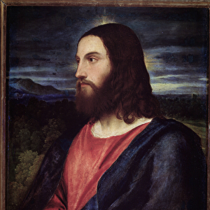 Bust of Christ - oil on canvas, 1532-1534