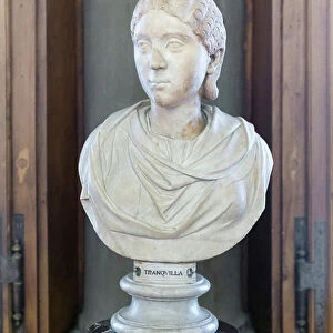 Bust of Marcia Otacilia Severa, so called Tranquilla, first half of the 3rd century AD (marble)