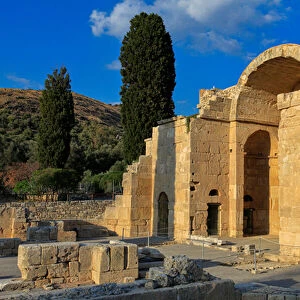 Byzantine Basilica Saint Titus in Gortyna. 7th century AD