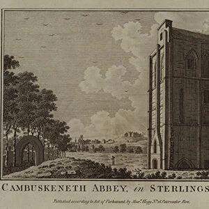 Cambuskeneth Abbey, in Sterlingshire (engraving)