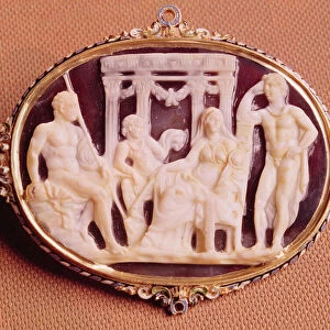 Cameo of Iphigenia in Aulis, 27 BC-14 AD (agate)