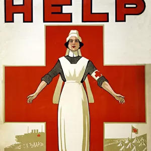Campaign Poster for the Australian Red Cross "Help", pub