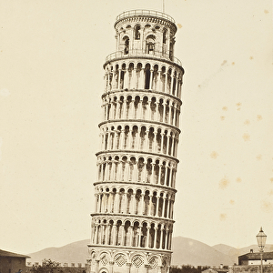 Campanile, Pisa, c. 1850 (albumen silver print)