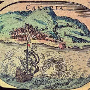 Canary Islands, from The New Atlas, 1645 (engraving)