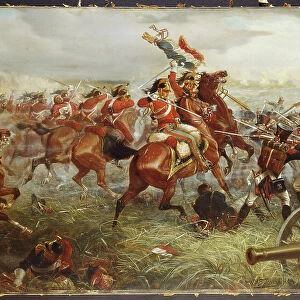 Capture of the Eagle, Waterloo, 1898 (oil on canvas)