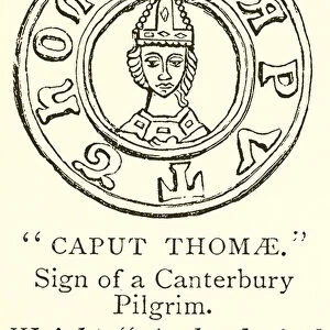 "Caput Thomae"(engraving)