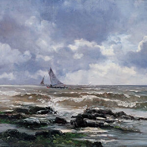 Carolles, The Four Hour Sun, 1879-1880 (oil on canvas)
