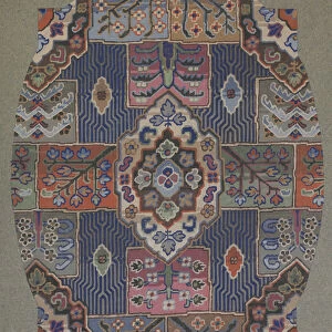Carpet design (w / c on paper)