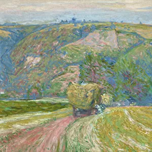 Cart with Hay, 1890 (oil on canvas)
