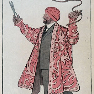 Cartoon by Paul Poiret, French designer and designer (1879-1944) in "