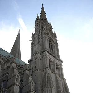 Cathedral of Chartres, North Facade with the Clock Pavilion
