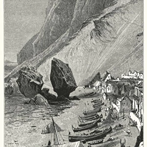 Catlin Bay, Gibraltar (engraving)