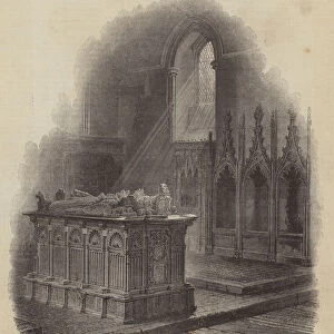 The Chancel of the Cobham Church, Kent (engraving)