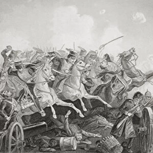 The Charge of the Light Brigade, 1883 (engraving)