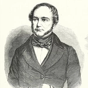 Charles-Joseph Bresson, French politician and diplomat (engraving)