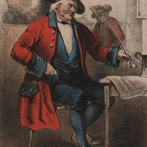 Chelsea Pensioner, The Life of a Soldier (colour litho)
