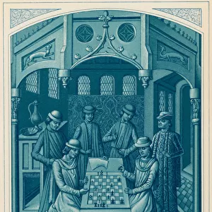 The Chess-Players (chromolitho)