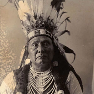 Chief Joseph Washington, Nez Perce, District of Columbia, April 1900 (b / w photo)