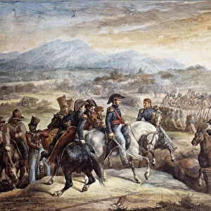 Chilean Independence War: "View of the Battle of Maipu