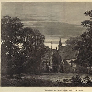 Chiselhurst, 1879, Requiescat in Pace (engraving)