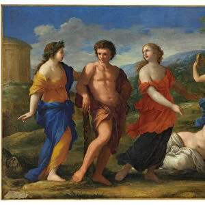 The Choice of Hercules (oil on canvas)