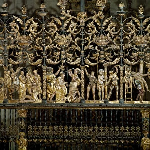 Choir gate, 1518 (gilt metal)