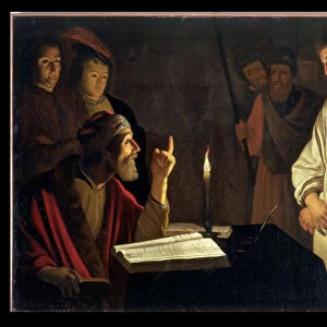 Christ Before Caiaphas (oil on canvas)