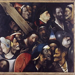 Christ carrying the Cross - Peinture de Hieronymus (Jerome, Jheronimus) Bosch (c. 1450-1516) - 1515-1516 - Oil on wood - 76, 7x83, 5 - Museum voor Schone Kunsten, Ghent