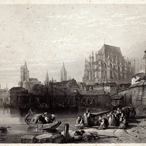 The City of Cologne, engraved by M. J. Sterling (engraving)