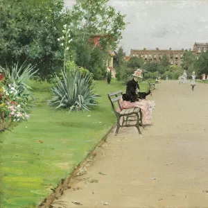A City Park, c. 1887 (oil on canvas)