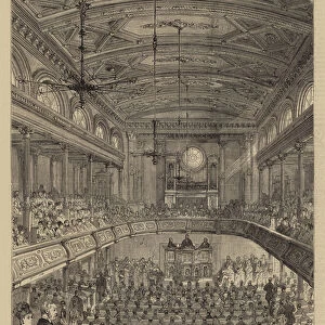 The City Temple, Holborn Viaduct (engraving)