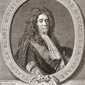 Claude Le Blanc, 1669 A-1728. French royal official of the ancien regime and twice