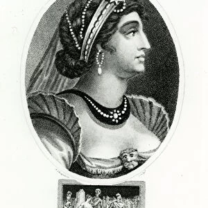 Cleopatra, Queen of Egypt (engraving)