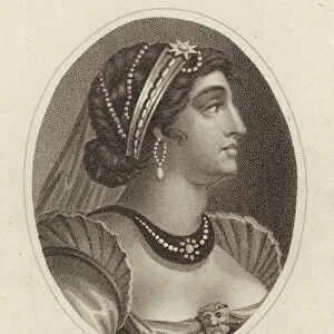 Cleopatra, Queen of Egypt (engraving)