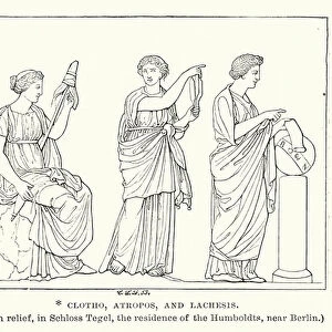 Clotho, Atropos, and Lachesis (engraving)