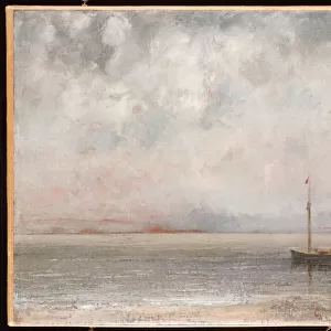 Clouds on Lake Geneva, 1875 (oil on canvas)