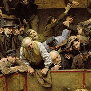 The Cockfight, 1889 (oil on canvas) (detail of 26285)