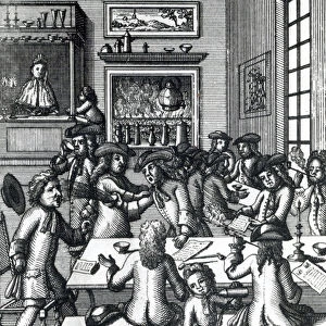 The Coffeehouse Mob, by Edward Ward, taken from Vulgus Britannicus, 1710