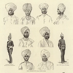Colonial Troops who Took Part in the Procession (litho)