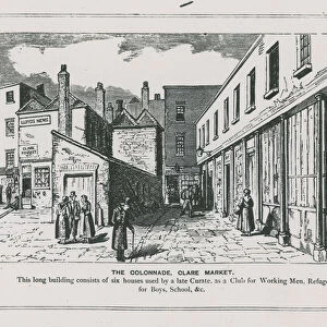 The Colonnade, Clare Market, London (engraving)