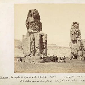 The Colossi of Memnon, statues of Amenhotep III, XVIII Dynasty, c